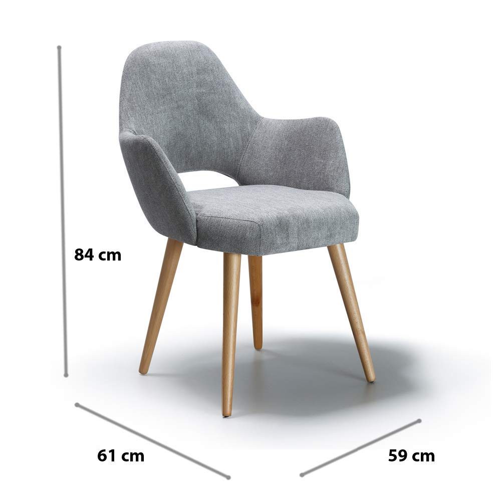 Movian Andre Accent Chair - Light Grey