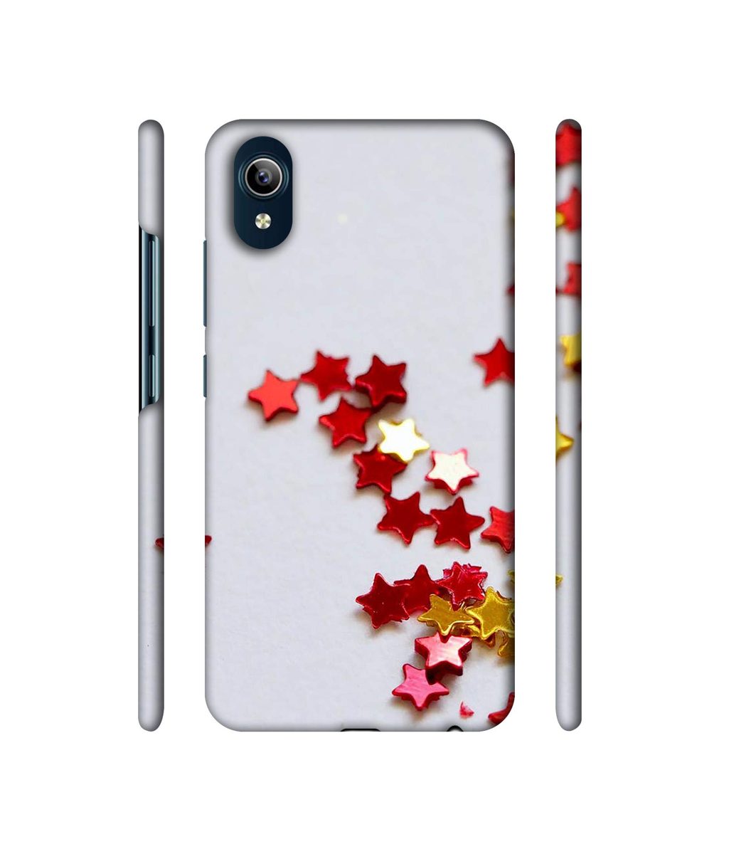 Amazon Brand - Solimo Designer Glittering Stars 3D Printed Hard Back Case Mobile Cover for Vivo Y91i