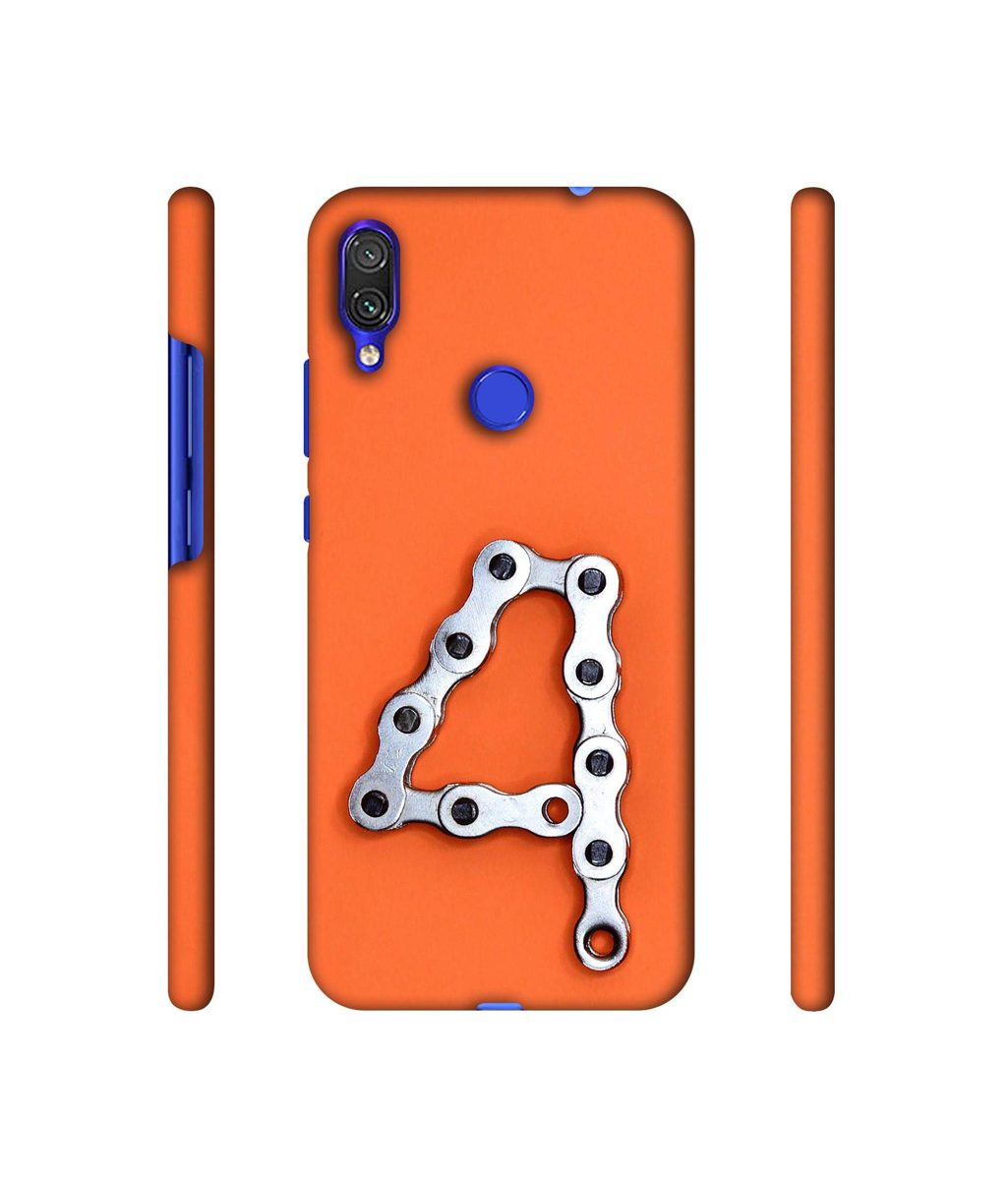 Amazon Brand - Solimo Designer Number Four 3D Printed Hard Back Case Mobile Cover for Xiaomi Redmi Note 7 Pro