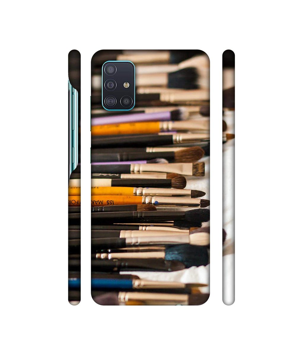 Amazon Brand - Solimo Designer Makeup Set 3D Printed Hard Back Case Mobile Cover for Samsung Galaxy A51