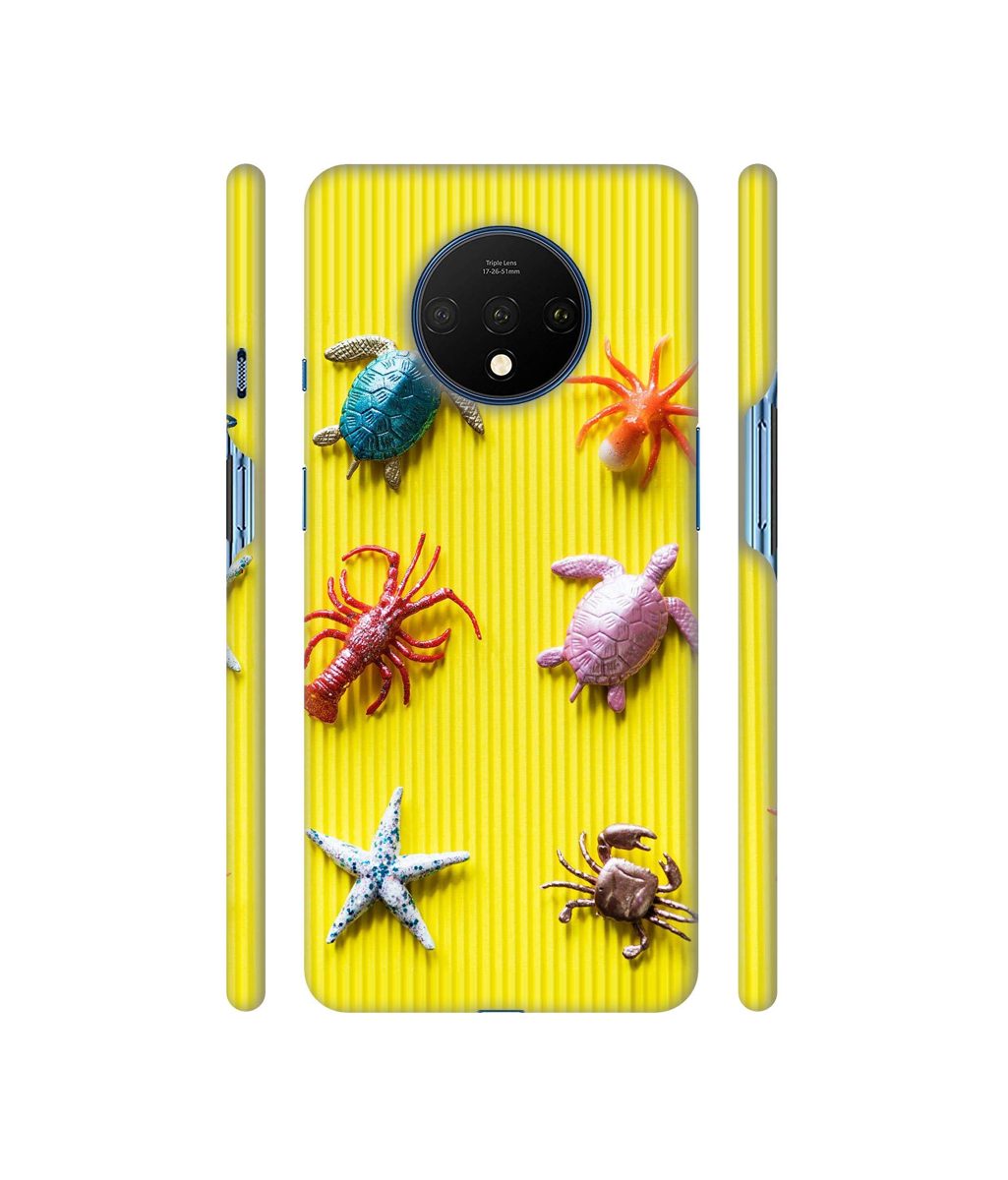 Amazon Brand - Solimo Designer Sea Animals 3D Printed Hard Back Case Mobile Cover for OnePlus 7T
