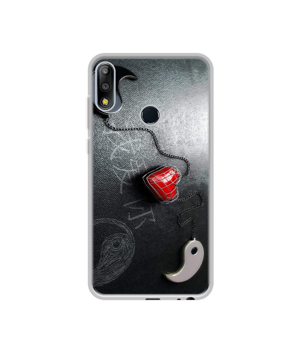 Amazon Brand - Solimo Designer Chinnese Yin and Yang UV Printed Soft Back Case Mobile Cover for Asus ZenFone Max Pro M2