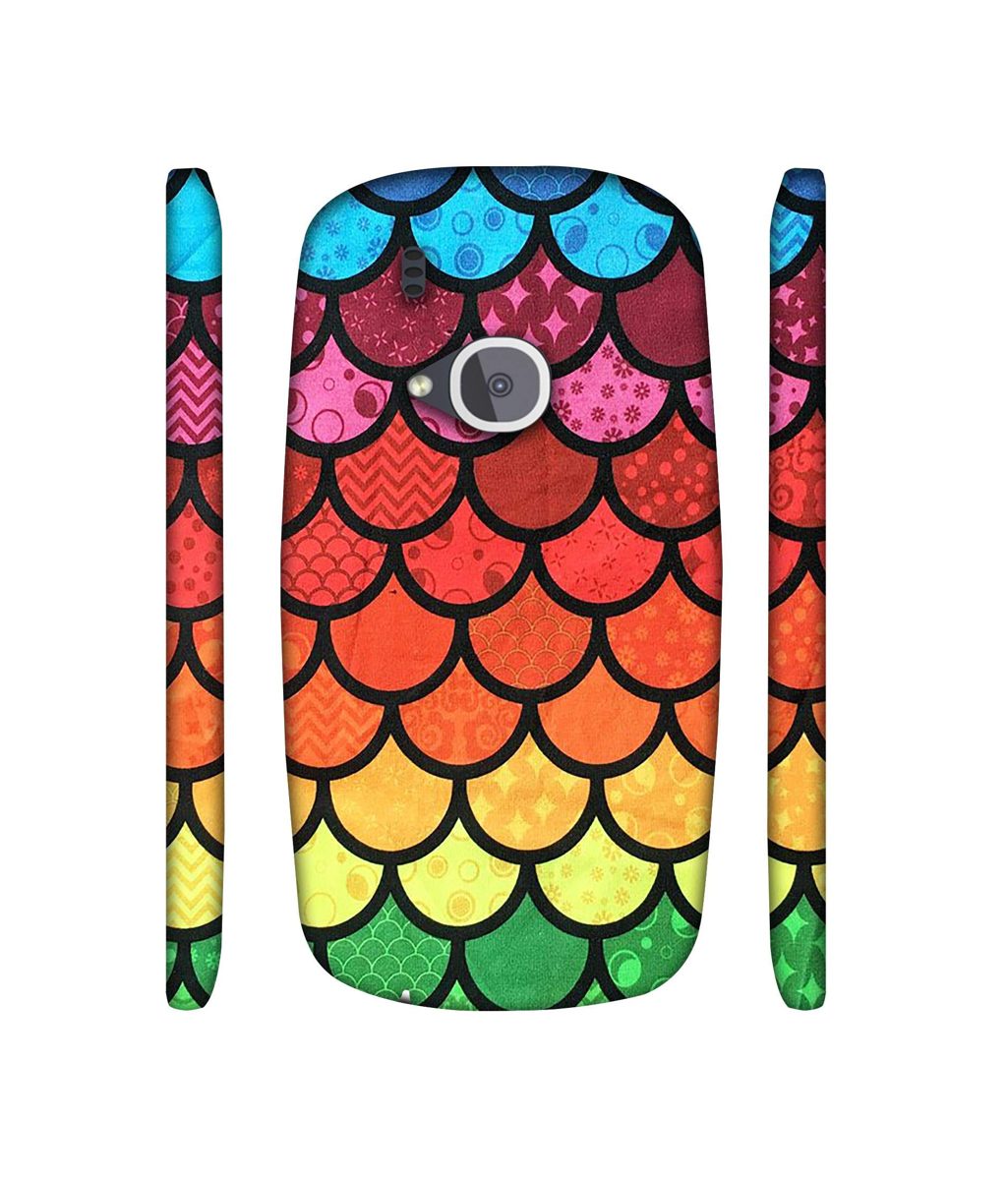 Amazon Brand - Solimo Designer Multicolor Pattern 3D Printed Hard Back Case Mobile Cover for Nokia 3310