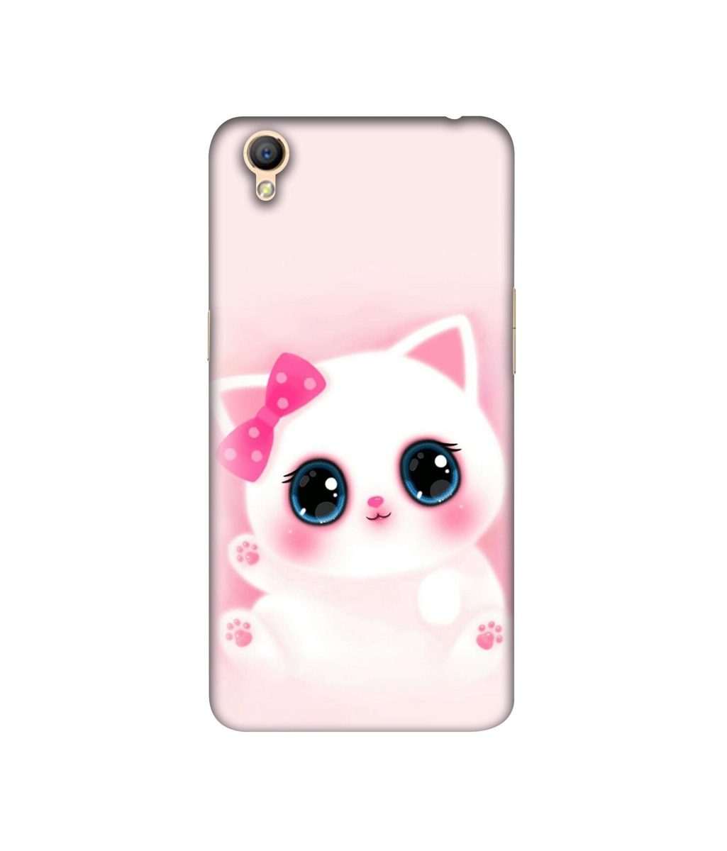 Amazon Brand - Solimo Designer Babby Kitty 3D Printed Hard Back Case Mobile Cover for Oppo A37