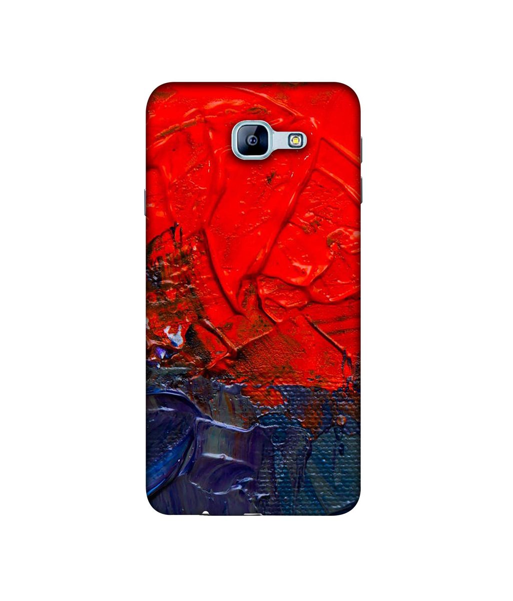 Amazon Brand - Solimo Designer Red Wax Color 3D Printed Hard Back Case Mobile Cover for Samsung Galaxy A8 (2016)