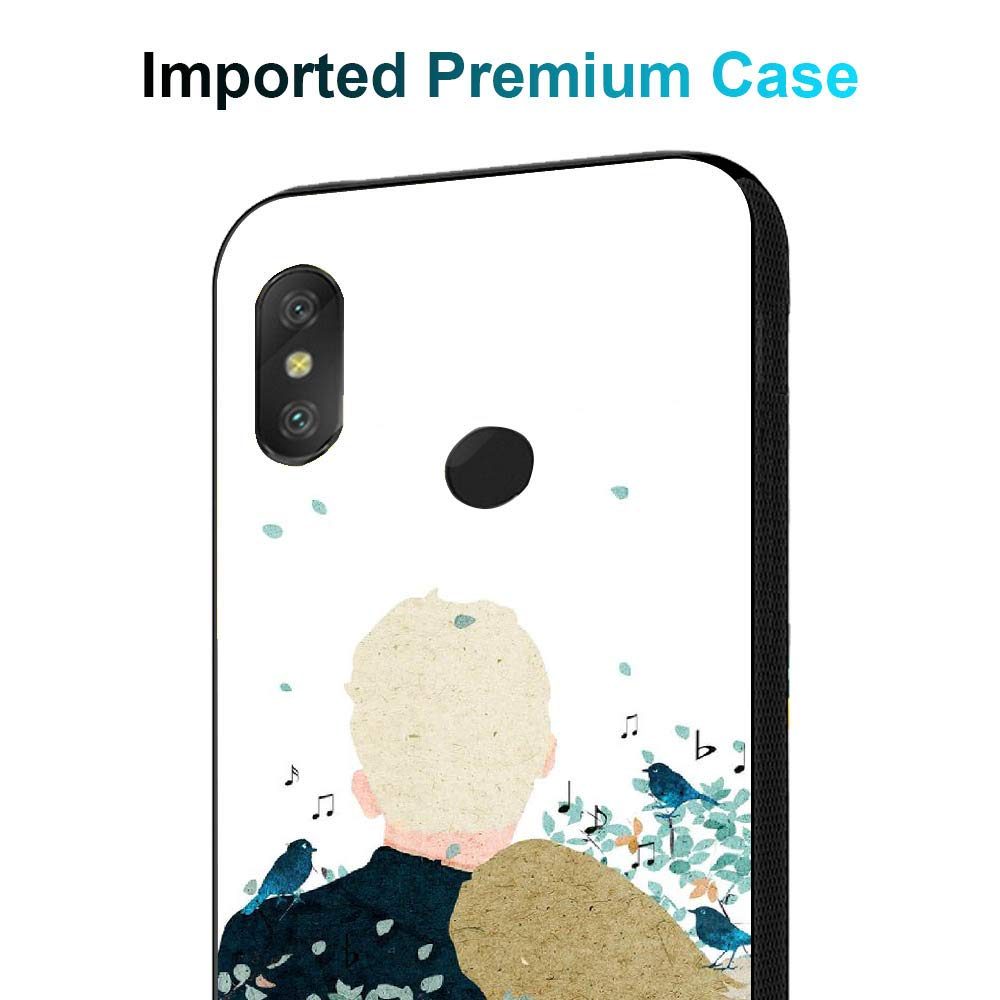 Amazon Brand - Solimo Designer Love Bird Printed Hard Back Case Mobile Cover for Xiaomi Redmi Note 6 pro (D169)