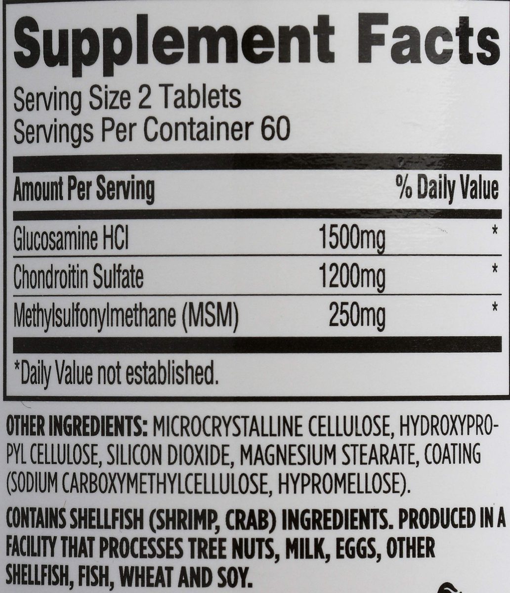 365 Everyday Value, Glucosamine Chondroitin & MSM, 120 ct