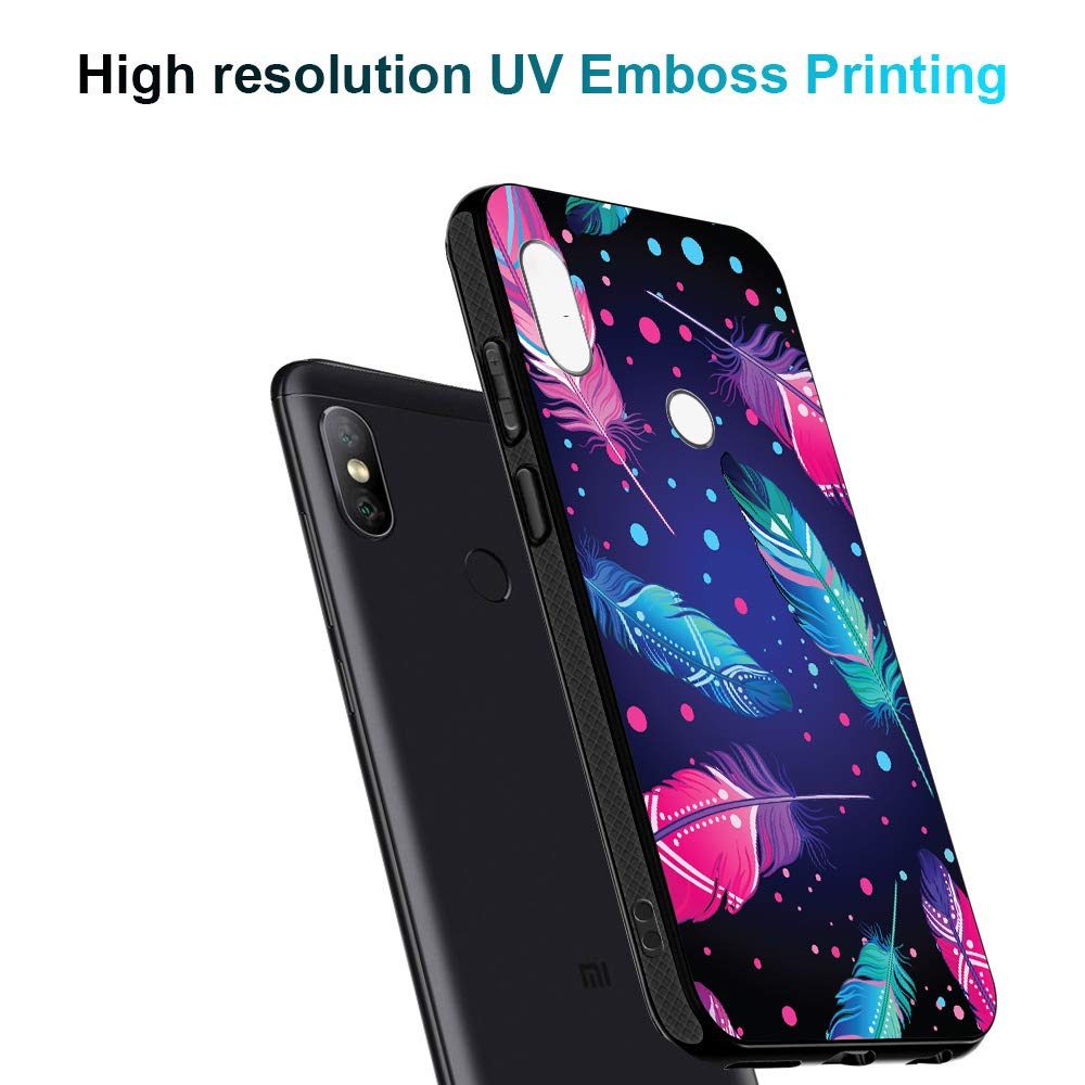 Amazon Brand - Solimo Designer Feather Printed Hard Back Case Mobile Cover for Redmi Note 5 Pro