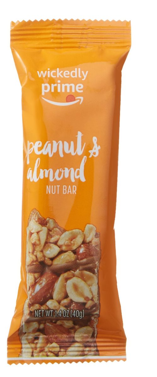 Wickedly Prime Nut Bar, Peanut & Almond, Gluten Free, Kosher, 1.4 Ounce (Pack of 5)