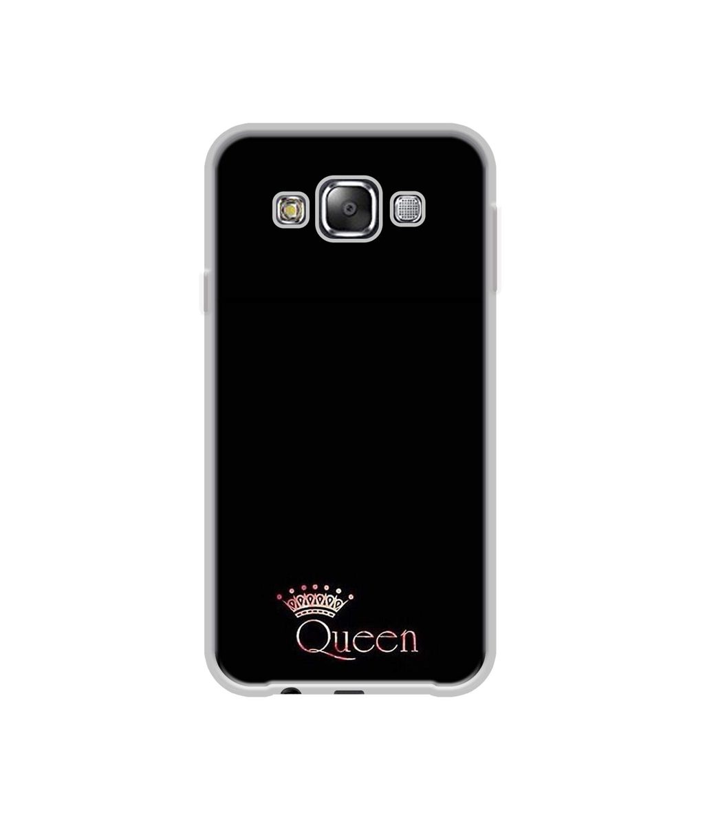 Amazon Brand - Solimo Designer Queen UV Printed Soft Back Case Mobile Cover for Samsung Galaxy E5
