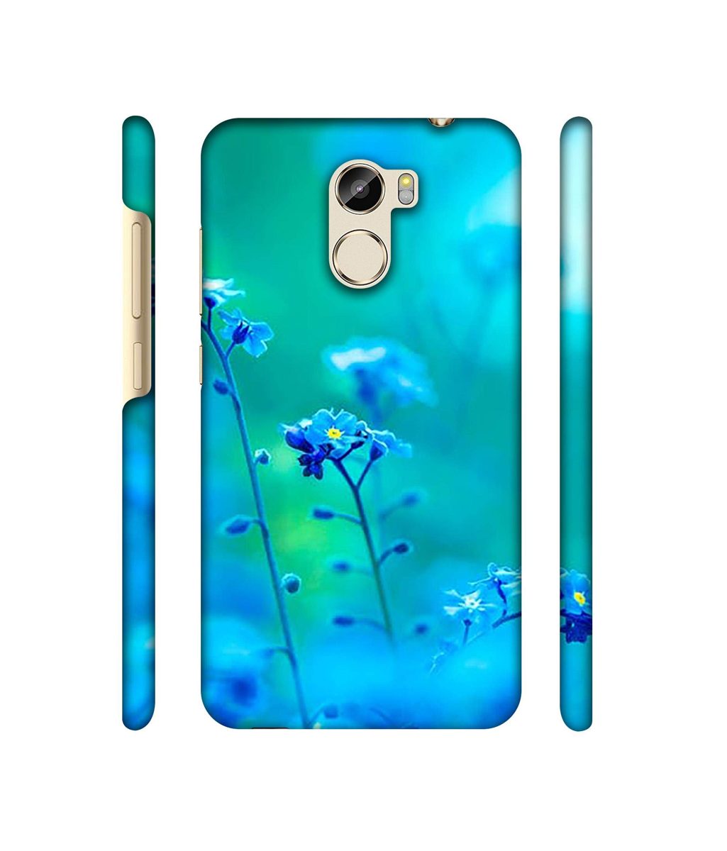 Amazon Brand - Solimo Designer Blue Flower 3D Printed Hard Back Case Mobile Cover for Gionee X1