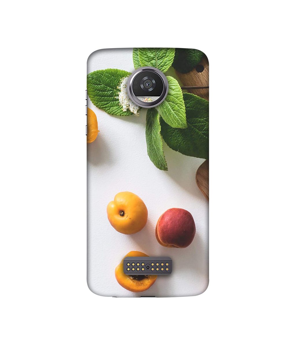 Amazon Brand - Solimo Designer Peal Fruit 3D Printed Hard Back Case Mobile Cover for Moto Z2 Play