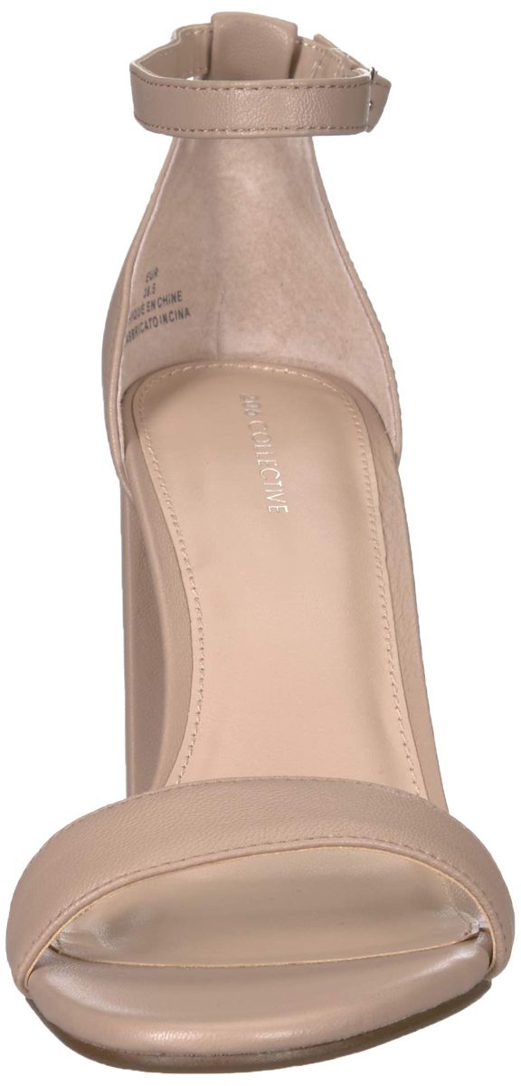 Amazon Brand - 206 Collective Women's Maui Heeled Sandal, Blush, 13 B US