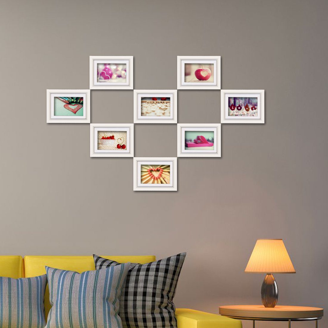 UMI Essentials Photo Frame Set, White, 10 x 15  cm
