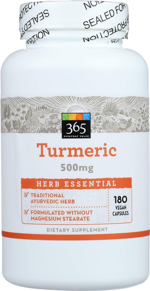 365 Everyday Value, Turmeric 500mg, 180 ct