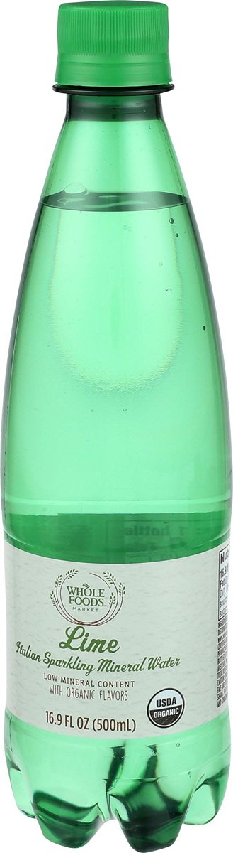 Whole Foods Market, Lime Sparkling Mineral - unit, 500 ml