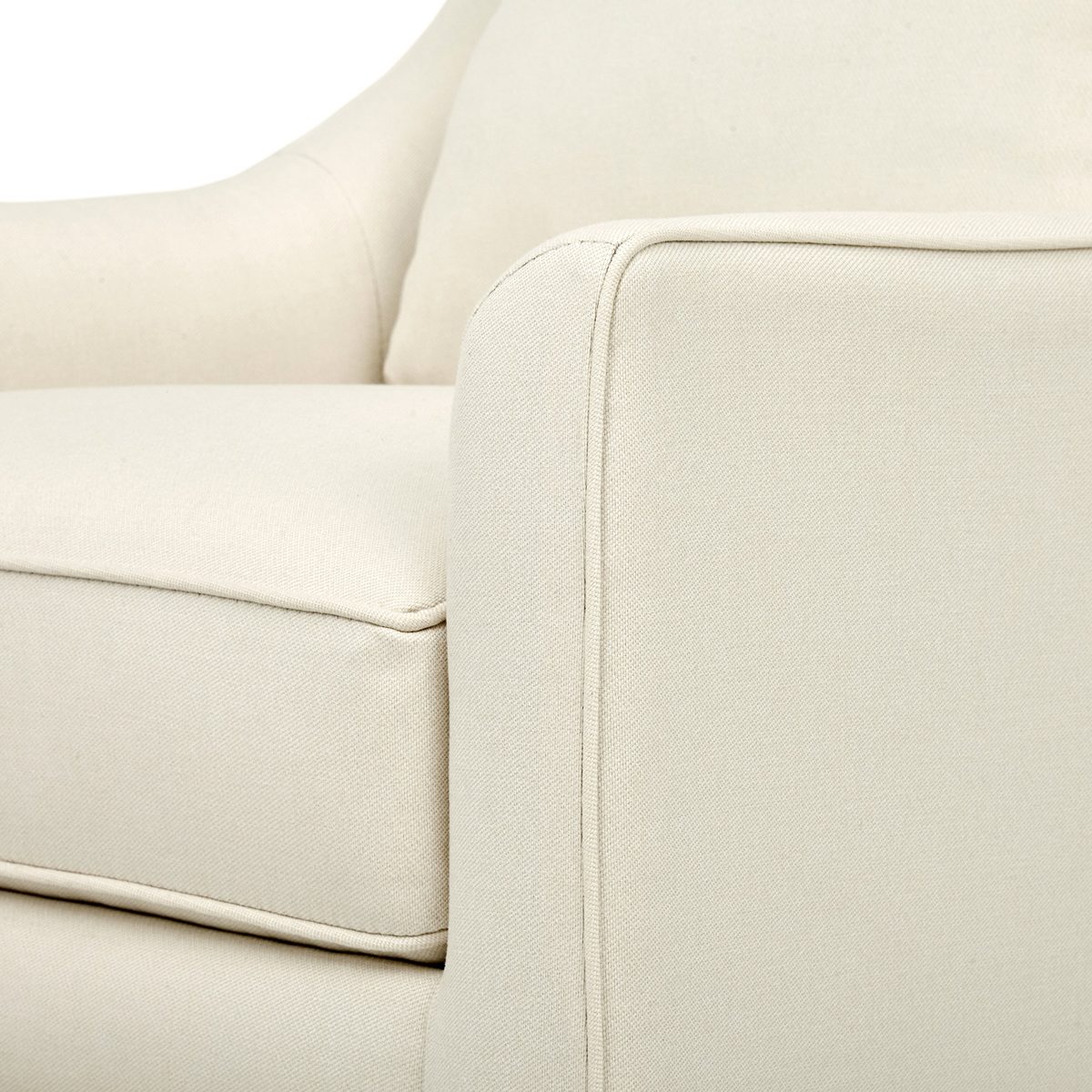 Amazon Brand – Stone & Beam Larkin Living Room Accent Swivel Chair, 30"W, Beige
