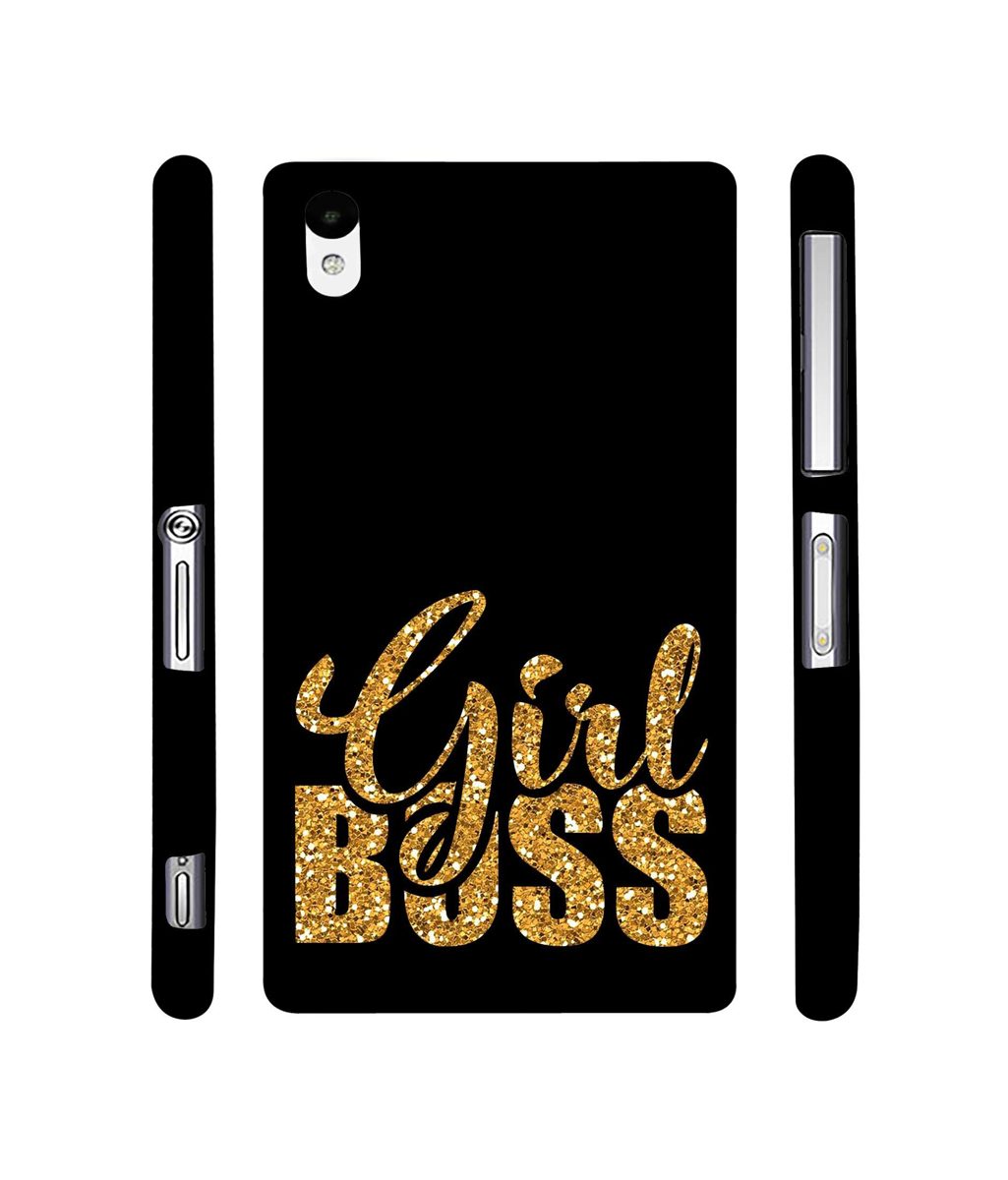 Amazon Brand - Solimo Designer Sparkle Girl Boss 3D Printed Hard Back Case Mobile Cover for Sony Xperia Z2