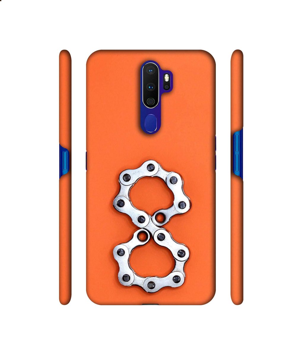 Amazon Brand - Solimo Designer Number Eight 3D Printed Hard Back Case Mobile Cover for Oppo A9 (2020)