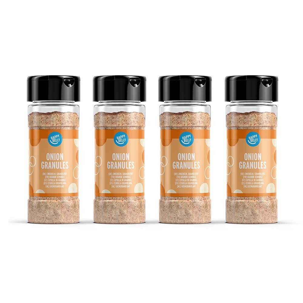 Amazon Brand - Happy Belly - Onion Granules, 4x45g