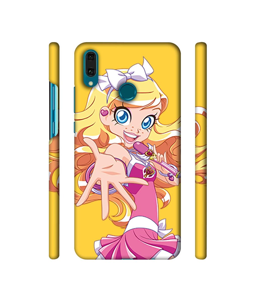 Amazon Brand - Solimo Designer Singing Girl Vector 3D Printed Hard Back Case Mobile Cover for Huawei Y9 (2019)