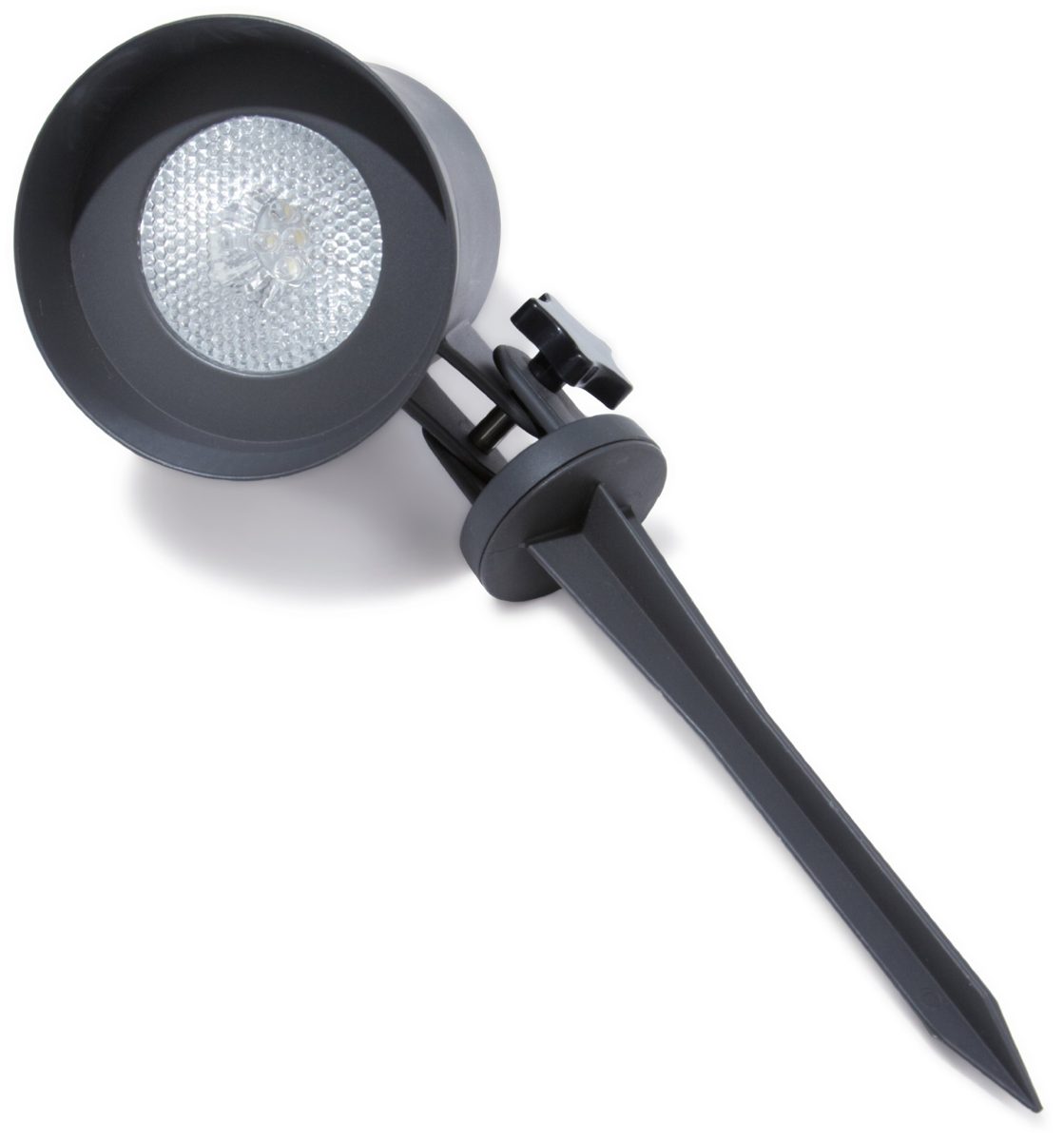 Strathwood Solar Garden Path Spot Lights, Black, Set of 2