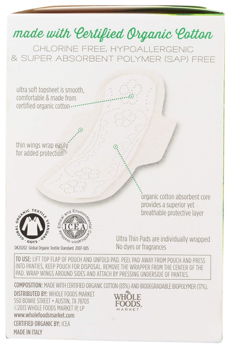 Azalea, Organic Cotton Pads, Super, 10 ct