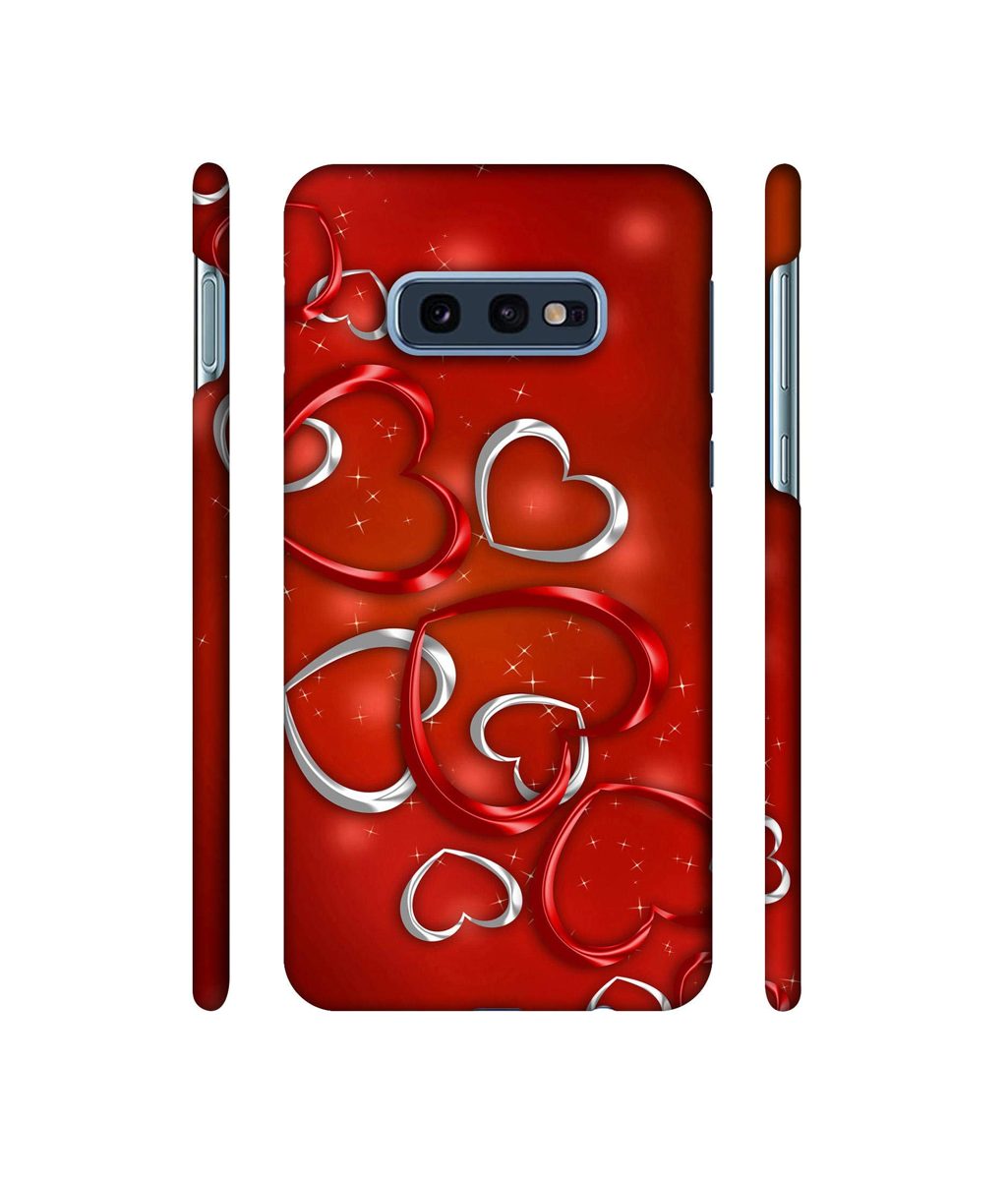 Amazon Brand - Solimo Designer Hearts 3D Printed Hard Back Case Mobile Cover for Samsung Galaxy S10e