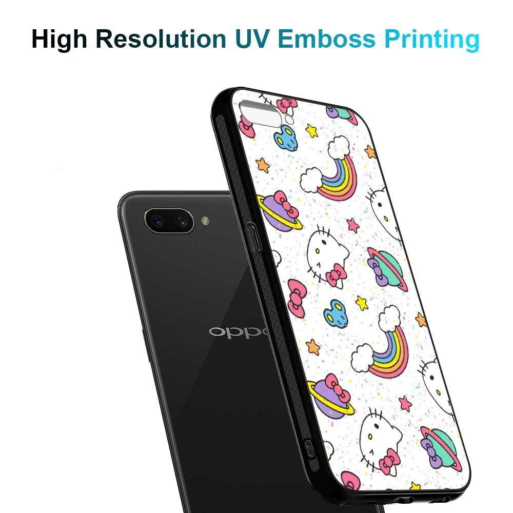 Amazon Brand - Solimo Designer Rainbow Printed Hard Back Case Mobile Cover for Oppo A3s (D1220)
