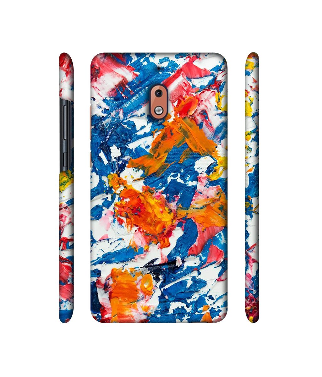 Amazon Brand - Solimo Designer Wax Color Mash On Canvas 3D Printed Hard Back Case Mobile Cover for Nokia 2.1