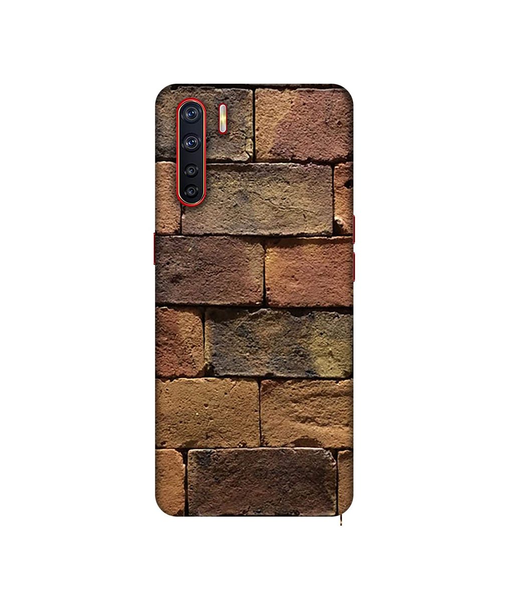 Amazon Brand - Solimo Designer Burn Bricks 3D Printed Hard Back Case Mobile Cover for Oppo A91