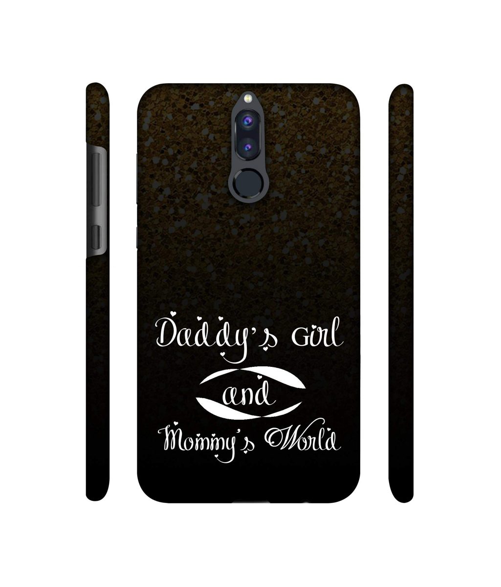 Amazon Brand - Solimo Designer Daddy's Girl and Mummy World 3D Printed Hard Back Case Mobile Cover for Huawei Honor 9i