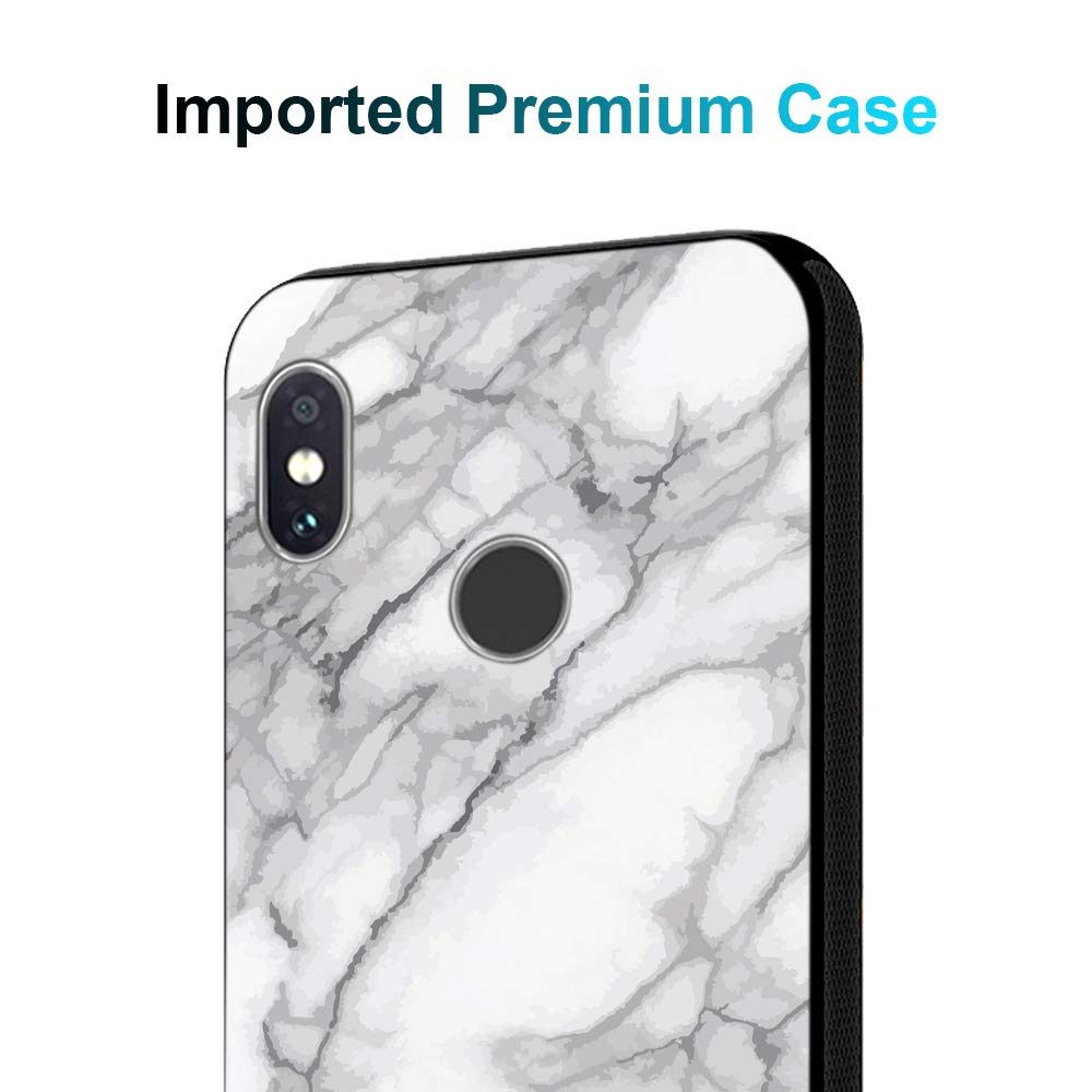 Amazon Brand - Solimo Designer Marble Printed Hard Back Case Mobile Cover for Redmi Note 6 Pro
