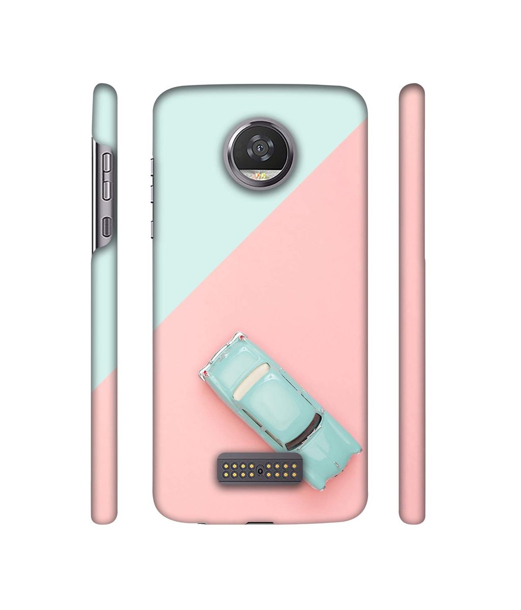Amazon Brand - Solimo Designer Toy Car 3D Printed Hard Back Case Mobile Cover for Moto Z2 Play