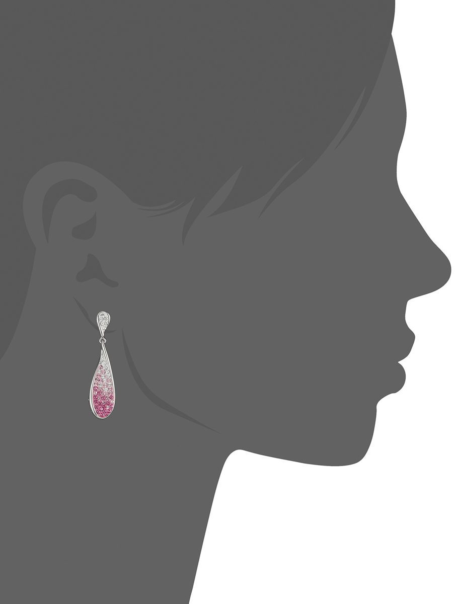[Find] Amazon Collection Swarovski Elements Of The Tangled With Pink Teardrop