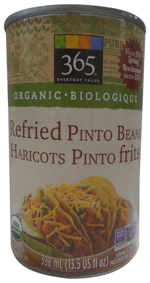 365 Everyday Value, Organic Refried Pinto Beans, 16 oz