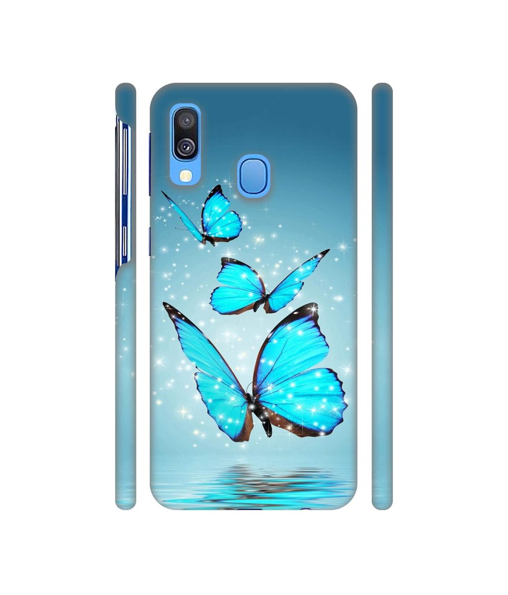 Amazon Brand - Solimo Designer Flying Butterflies 3D Printed Hard Back Case Mobile Cover for Samsung Galaxy A40