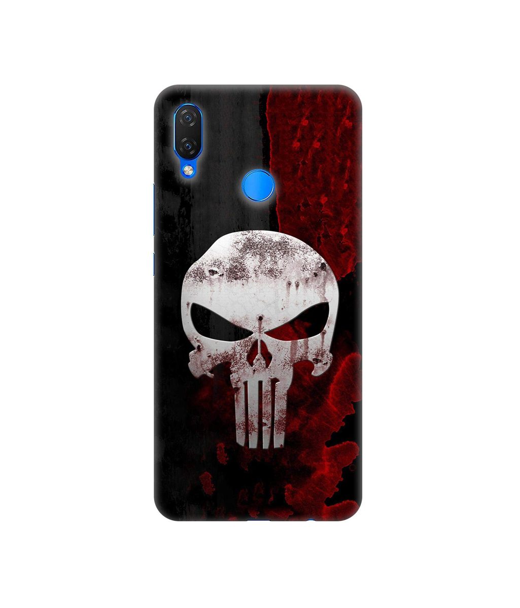 Amazon Brand - Solimo Designer Punisher Skull 3D Printed Hard Back Case Mobile Cover for Huawei Nova 3i