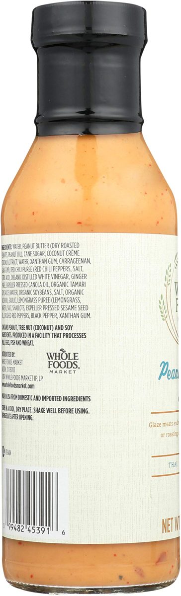 Whole Foods Market, Peanut Coconut Sauce, 13.5 oz