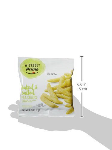 Wickedly Prime Pea Crisps, Snack Pack, 0.75 Ounce (12 Pack)