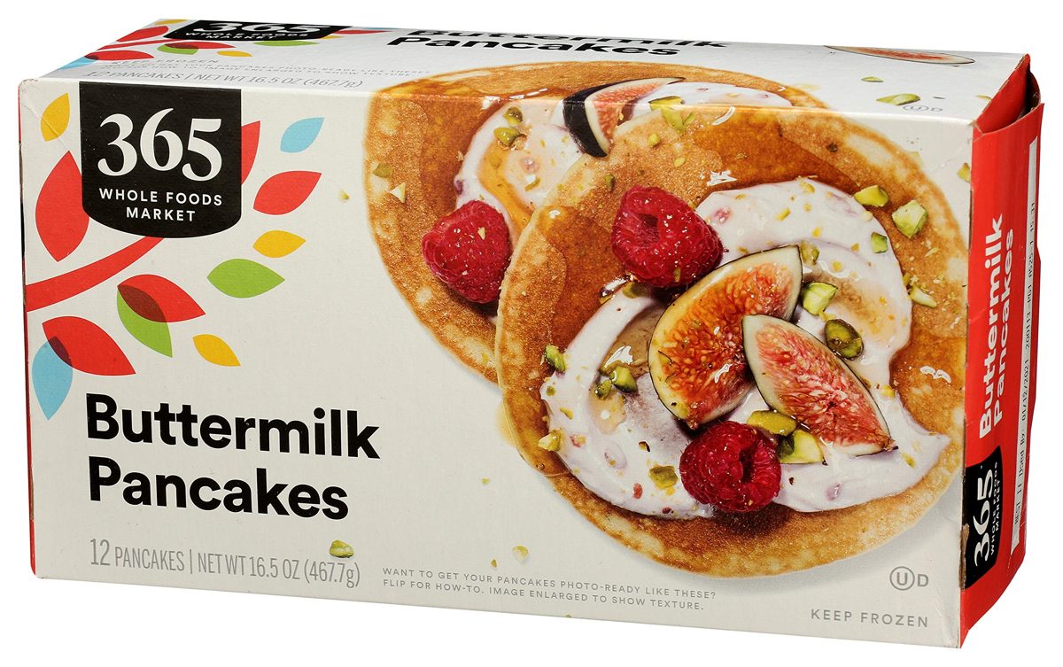 365 by Whole Foods Market, Frozen Buttermilk Pancakes (12 Pancakes), 16.5 Ounce