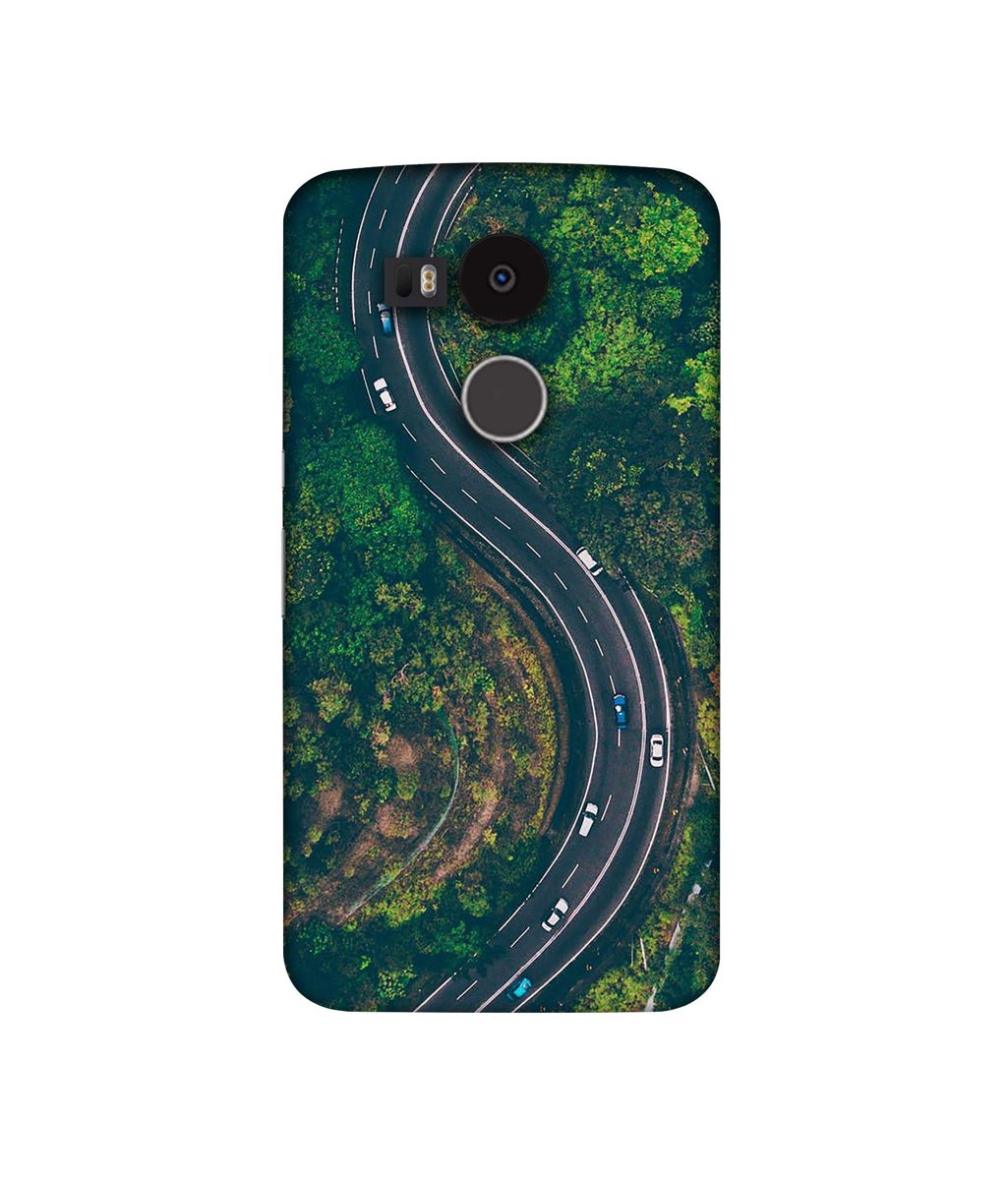 Amazon Brand - Solimo Designer Racing Track 3D Printed Hard Back Case Mobile Cover for LG Nexus 5X