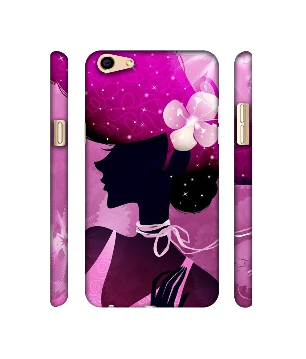 Amazon Brand - Solimo Designer Lady Vectors 3D Printed Hard Back Case Mobile Cover for Oppo F3