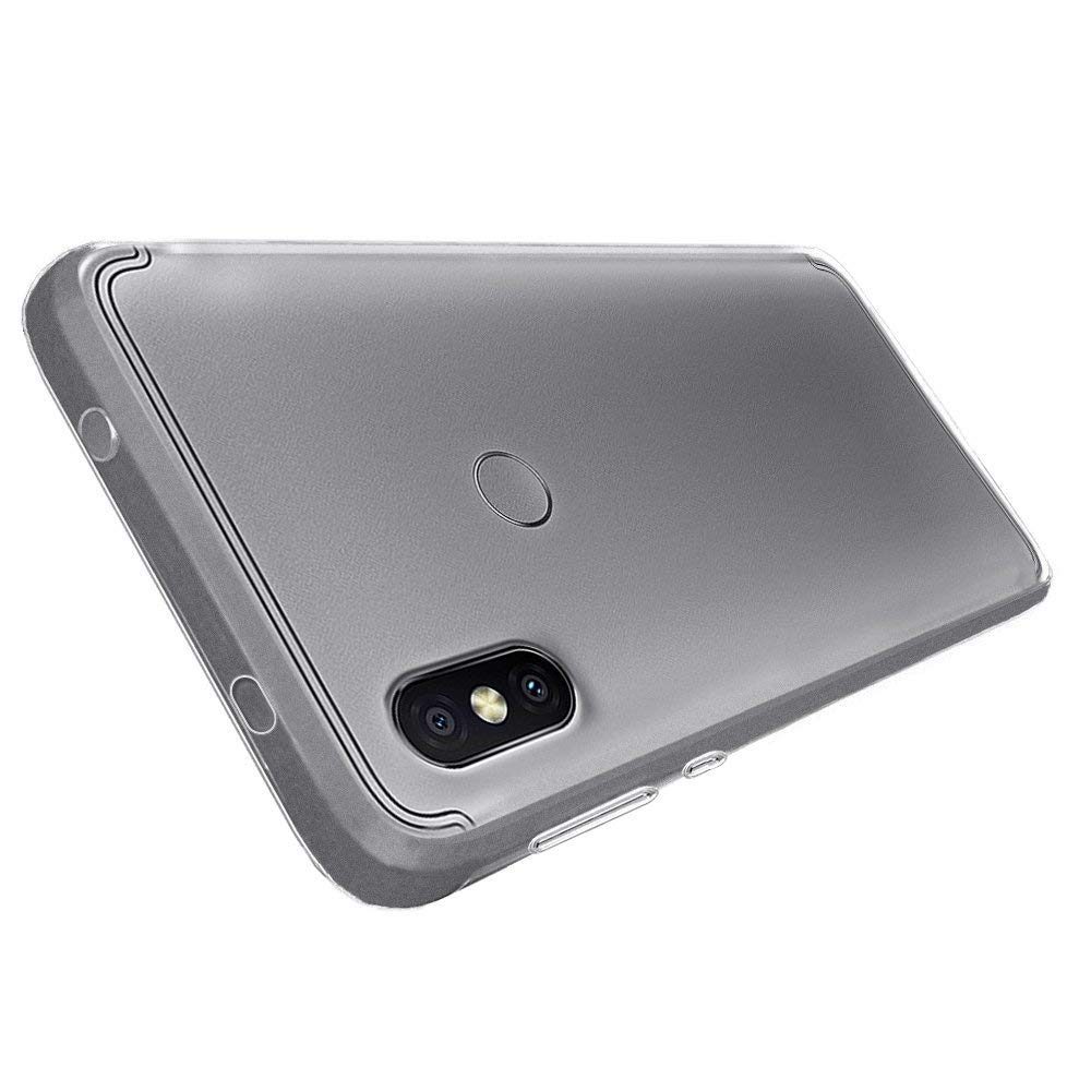 (Renewed) Amazon Brand - Solimo Mobile Cover (Soft & Flexible Back case) for Redmi Y2 (Transparent)