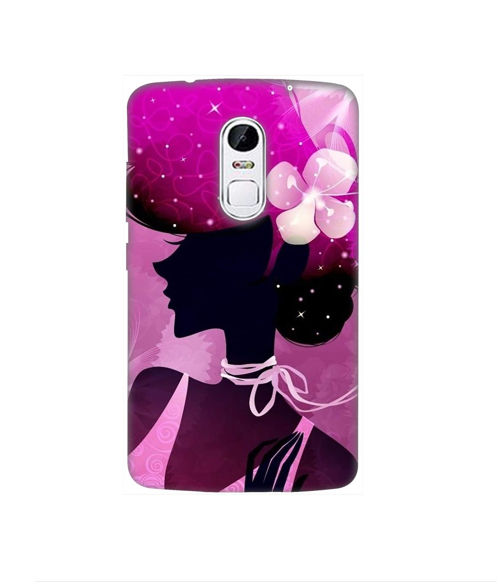 Amazon Brand - Solimo Designer Lady Vectors 3D Printed Hard Back Case Mobile Cover for Lenovo Vibe X3