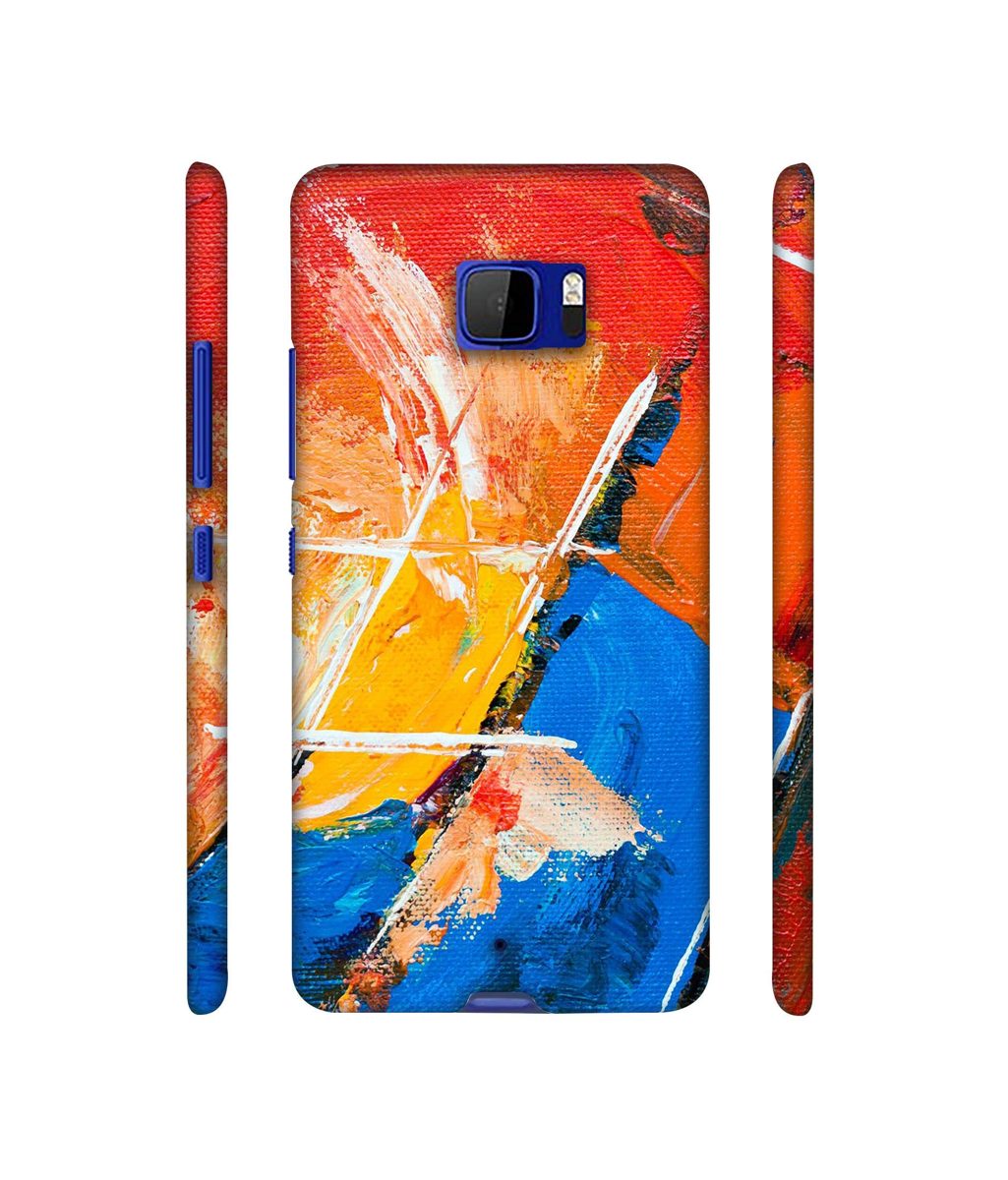Amazon Brand - Solimo Designer Color Impression On Canvas 3D Printed Hard Back Case Mobile Cover for HTC U Ultra