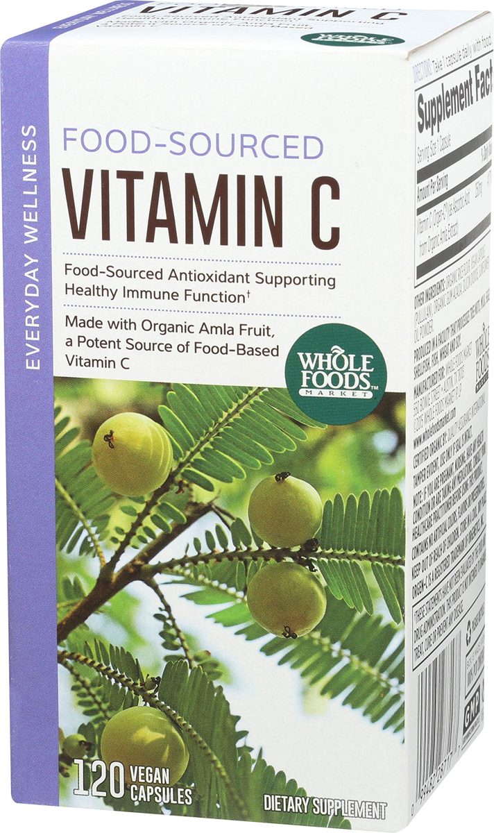 Whole Foods Market, Food-Sourced Vitamin C, 120 ct