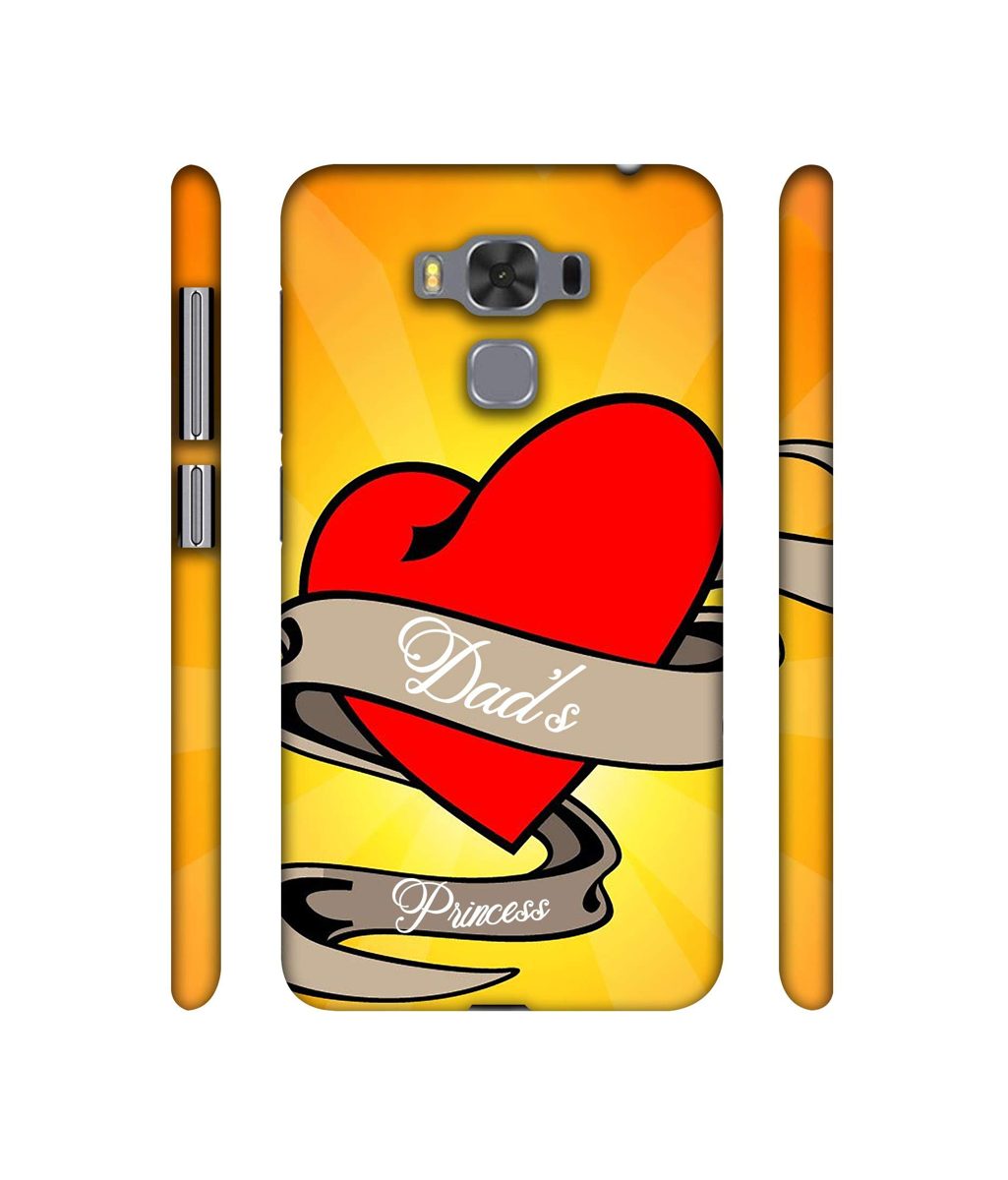 Amazon Brand - Solimo Designer Dad's Princess 3D Printed Hard Back Case Mobile Cover for Asus Zenfone 3 Max ZC553KL
