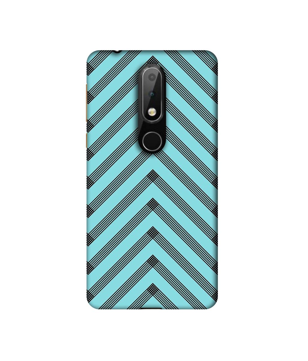 Amazon Brand - Solimo Designer Texture 3D Printed Hard Back Case Mobile Cover for Nokia 6.1 Plus