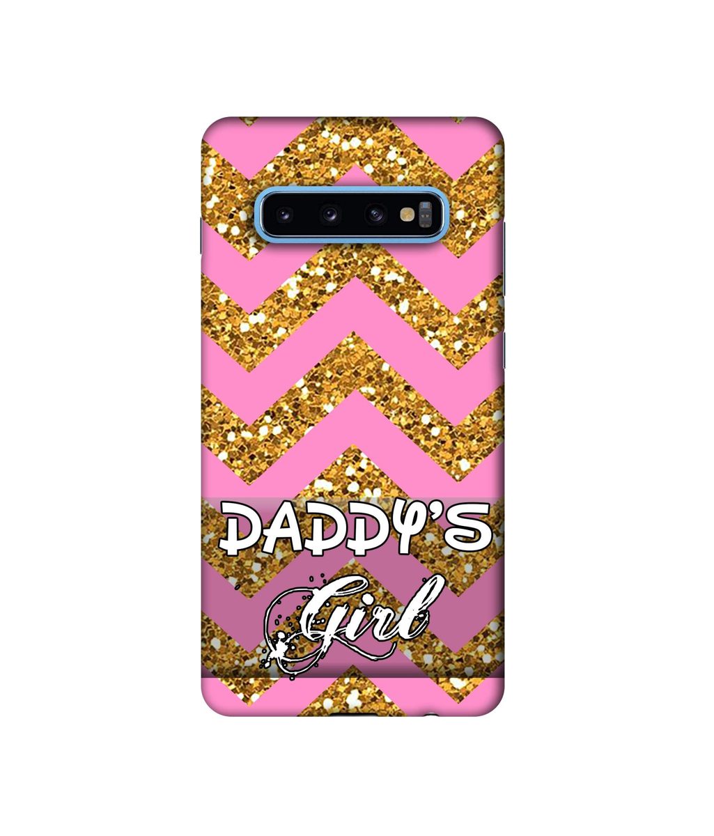 Amazon Brand - Solimo Designer Daddy's Girl 3D Printed Hard Back Case Mobile Cover for Samsung Galaxy S10 Plus